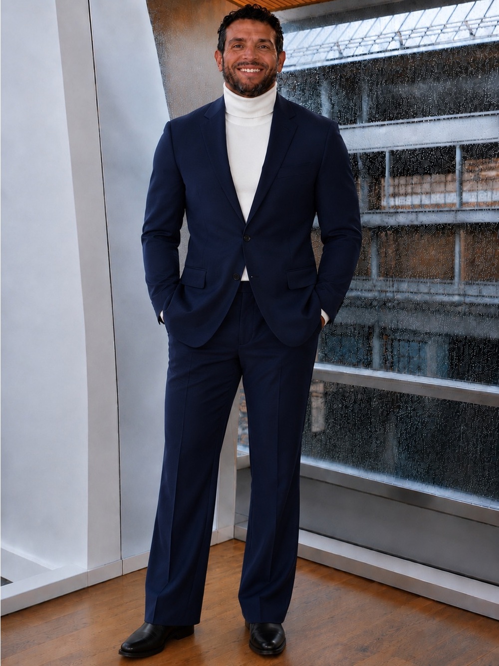 Polo by Ralph Lauren Navy Blue Two-Piece Suit